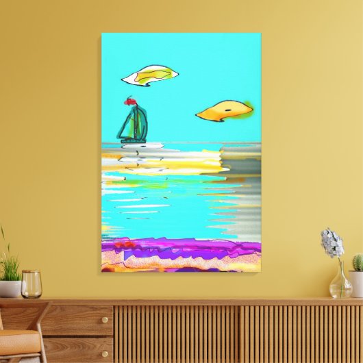 SAILBOAT CANVAS AFDRUK (Insitu (Woonkamer))