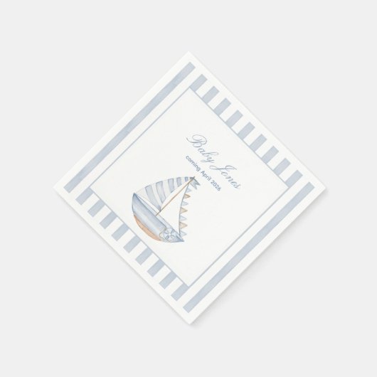 Sailboat Cocktail Napkin Servet (Hoek)