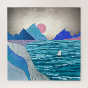 Sailboat Cove Landschap Legpuzzel