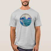Sailboat Cove Landschap T-shirt (Voorkant)