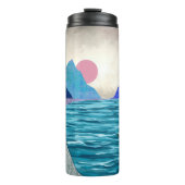 Sailboat Cove Landschap Thermosbeker (Voorkant)