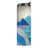 Sailboat Cove Landschap Thermosbeker (Gedraaid links)