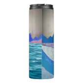 Sailboat Cove Landschap Thermosbeker (Achterkant)