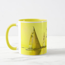 Sailboat Fine Art dat ik liever verkoop als prijso Mok