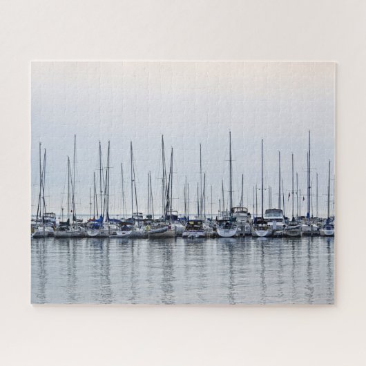 Sailboat Harbour Reflection - Bayfield, WI - 16x20 Legpuzzel (Horizontaal)