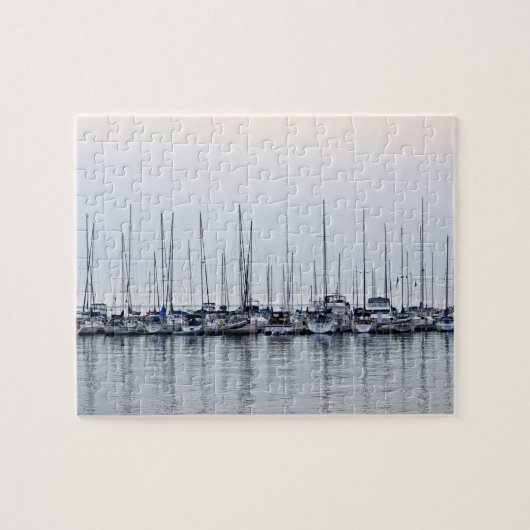Sailboat Harbour Reflection - Bayfield, WI - 8x10 Legpuzzel (Horizontaal)