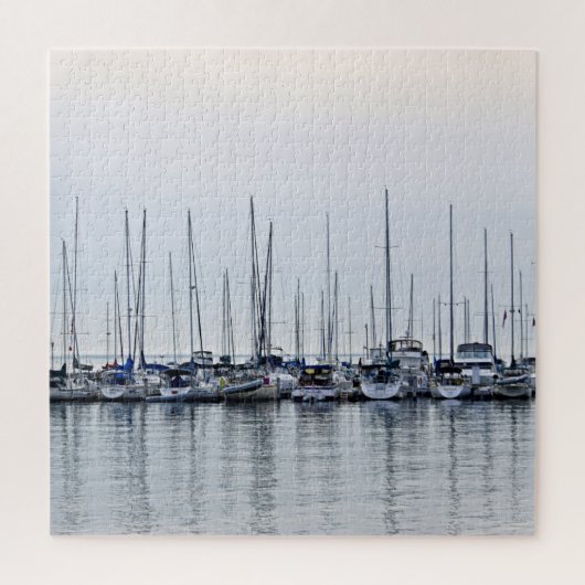 Sailboat Harbour Reflections - Bayfield, WI - 20x2 Legpuzzel (Verticaal)