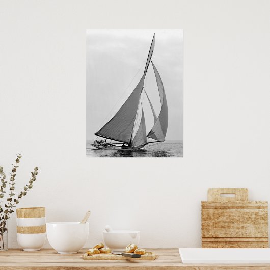 Sailboat Hawk 1891 Poster (Keuken)
