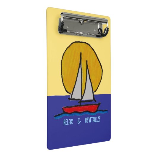 Sailboat in the Sun Mini Klembord (Schuin)