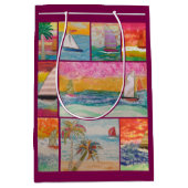 Sailboat  medium cadeauzakje (Voorkant)