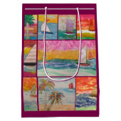 Sailboat  medium cadeauzakje (Achterkant)