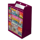 Sailboat  medium cadeauzakje (Achterkant Gekanteld)