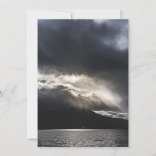 Sailboat - Norway Seascape Foto Kaart