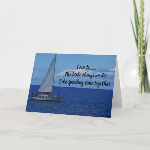 Sailboat on the Water Kaart