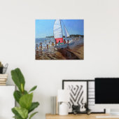 Sailboat Palais Sur Mer 2008 Poster (Thuiskantoor)