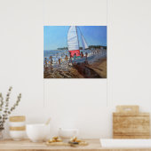 Sailboat Palais Sur Mer 2008 Poster (Keuken)