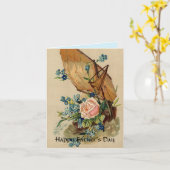  SAILBOAT, PINKROSE, STROMEN/VADERDAG KAART (Gele Bloem)