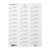 Sailboat Return Address Label (Full Sheet)