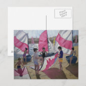 Sailboat Royan Frankrijk 1992 Briefkaart (Voorkant / Achterkant)