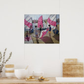 Sailboat Royan Frankrijk 1992 Poster (Keuken)