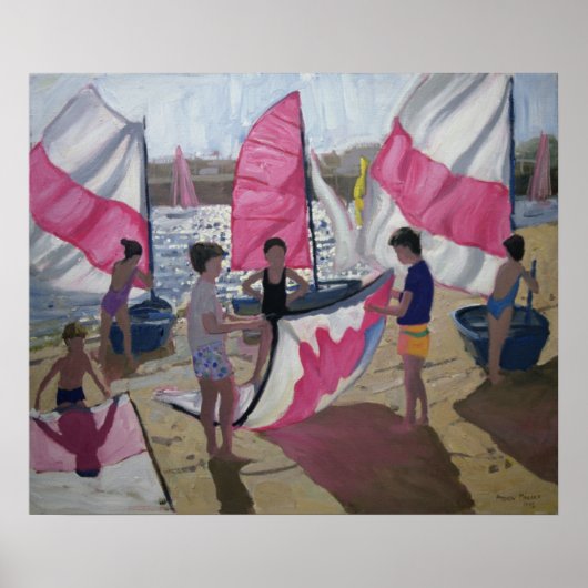 Sailboat Royan Frankrijk 1992 Poster (Voorkant)