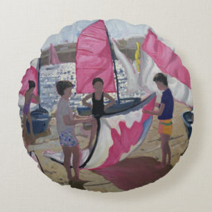 Sailboat Royan Frankrijk 1992 Rond Kussen