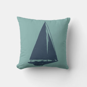 Sailboat Silhouette Kussen