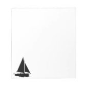 Sailboat Silhouette Notitieblok (Voorkant)