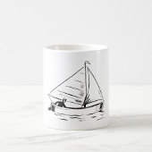 Sailboat Sketch Koffiemok
