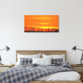 Sailboat Sunset 1300 Art Canvas Afdruk (Insitu (Slaapkamer))