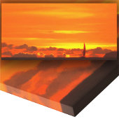 Sailboat Sunset 1300 Art Canvas Afdruk