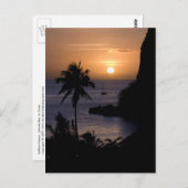 Sailboat Sunset Briefkaart (Voorkant / Achterkant)