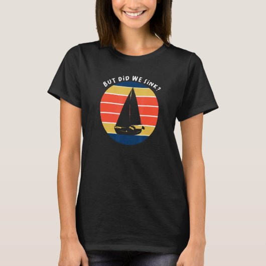 Sailboat Sunset Sink T-shirt (Voorkant)