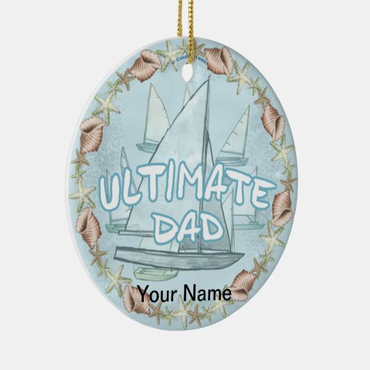 Sailboat Ultimate Dad ornament (Rechts)
