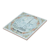 Sailboat Ultimate Dad tegel Tegeltje (Zijkant)