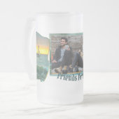 Sailboat Vrienden 0884 Matglas Bierpul (Voorkant links)