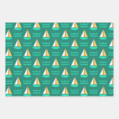 Sailboating inpakpapier vel (Voorkant)