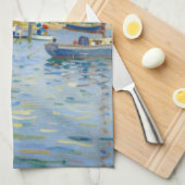 Sailboats Impressionism New England Theedoek (Quarter Fold)