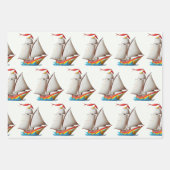 Sailboats On The Sea Inpakpapier Vel (Voorkant 2)