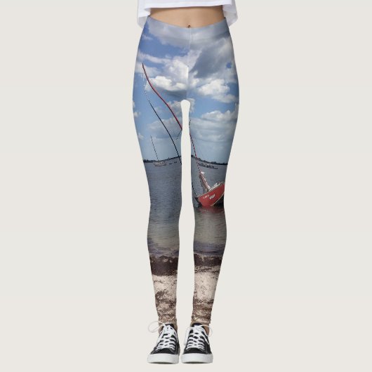 Sailboot Aground Leggings (Voorkant)