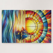 Sailboot Art Legpuzzel (Horizontaal)