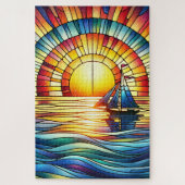 Sailboot Art Legpuzzel (Verticaal)