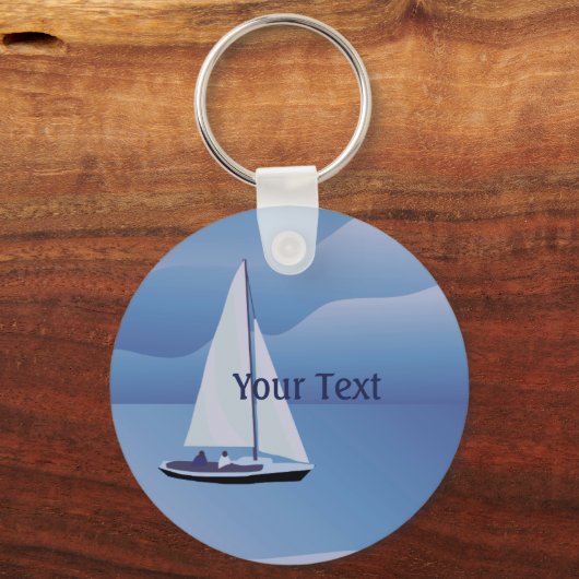 Sailboot Basic Sleutelhanger (Voorkant)