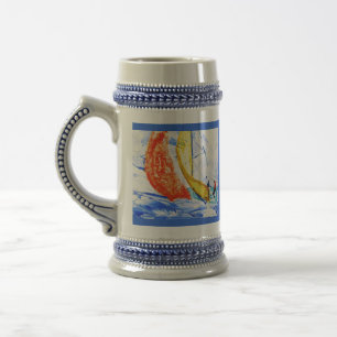 Sailboot Beer Stein Bierpul
