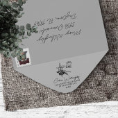 Sailboot Harbour Familienaam Return Adres Rubberstempel