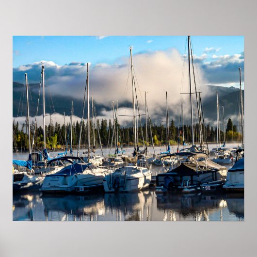 Sailboot Harbour/Lake Dillon Colorado Poster (Voorkant)