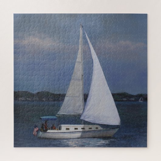 Sailboot Jigzaag Puzzle Legpuzzel (Verticaal)