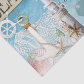 Sailboot Lighthouse Romance Seaside Decoupage Tissuepapier (Detail)