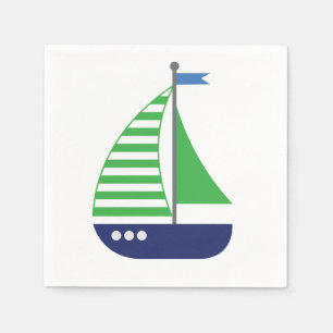 Sailboot Napkins Servet