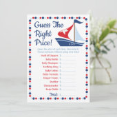 Sailboot Nautical raad de juiste prijs Baby (Staand voorkant)